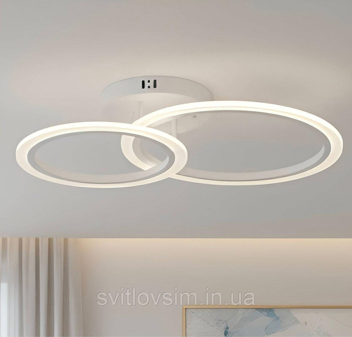 Світлодіодна люстра G 2716/2 WT 52W, фото 1