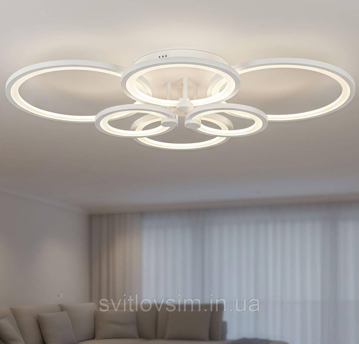 Стельова люстра G 2732/2+2+2 WT 168W, фото 1