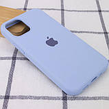 Чохол Silicone Case Full Protective (AA) для Apple iPhone 14 (6.1") Блакитний / Lilac Blue, фото 2