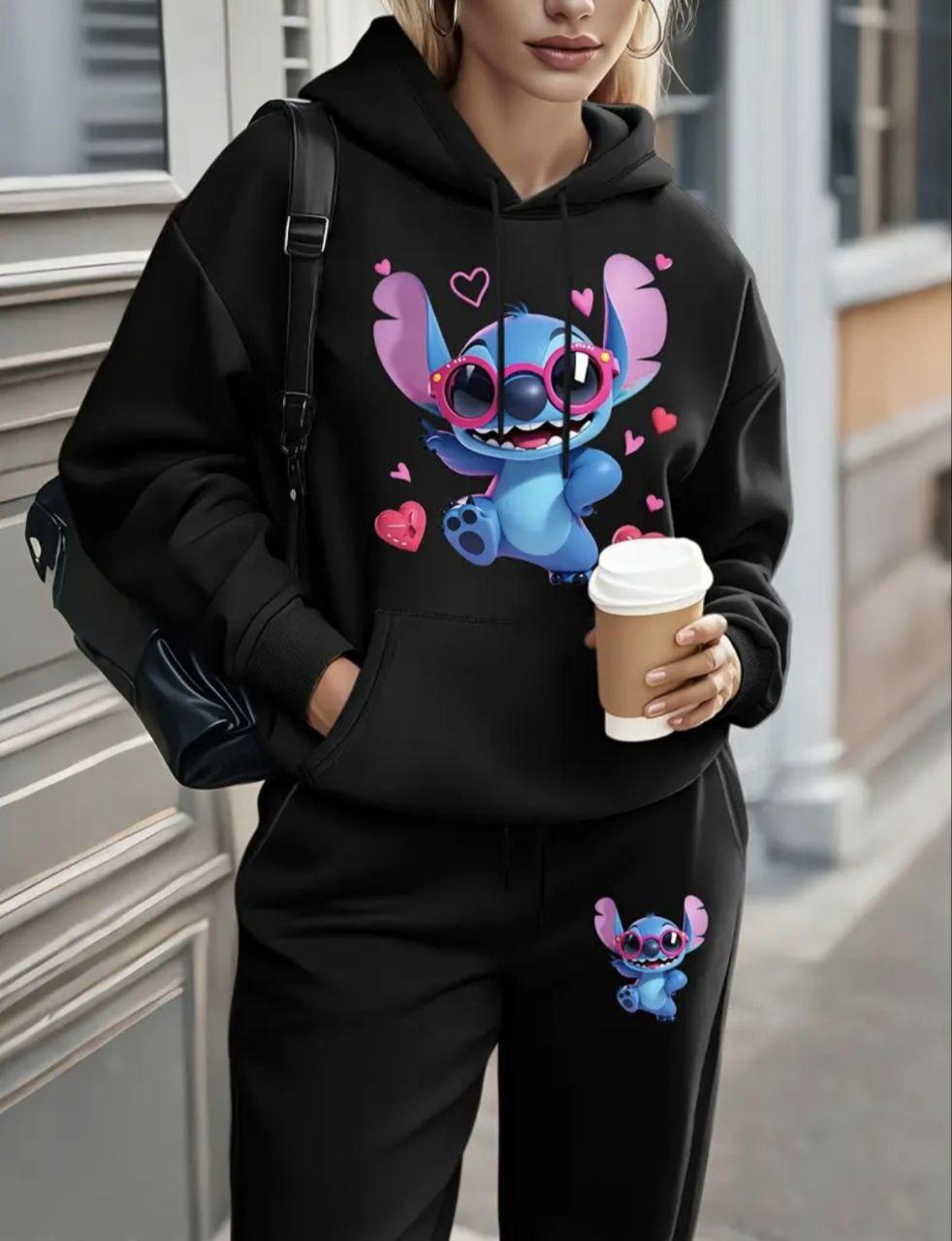 Теплий жіночий костюм зі Стічем, фото 1