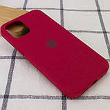Чохол Silicone Case Full Protective (AA) для Apple iPhone 14 (6.1") Червоний / Rose Red, фото 2