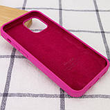 Чохол Silicone Case Full Protective (AA) для Apple iPhone 14 Pro (6.1") Малиновий / Dragon Fruit, фото 3