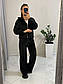 Жіночий теплий костюм із велюру на хутрі спортивного стилю кофта на блискавці та штани (р. 42-52) 7KO3922, фото 7