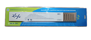 Трап для душу ASG 04E INOX SS304L Double Lock 700x70 мм