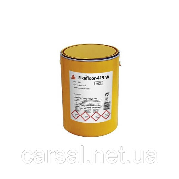 Sikafloor 419 W Однокомпонентний прозорий аліфатичний поліуретановий лак