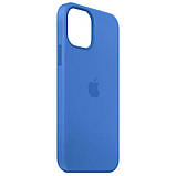 Чохол Silicone Case Full Protective (AA) для Apple iPhone 14 (6.1") Синій / Capri Blue, фото 2