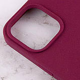 Чохол Silicone Case Full Protective (AA) для Apple iPhone 14 (6.1") Бордовий / Maroon, фото 4