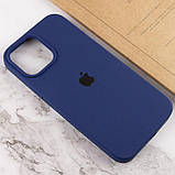 Чохол Silicone Case Full Protective (AA) для Apple iPhone 14 (6.1") Синій / Deep navy, фото 5