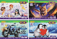 Альбом для малювання на скобі (А4, 30 аркушів, асортимент дизайнів) Zibi Kids Line ZB.1425