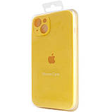 Чохол Silicone Case Full Camera Protective (AA) для Apple iPhone 14 (6.1") Жовтий / Yellow, фото 7