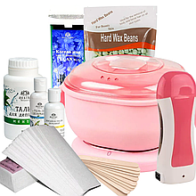 Стартовий набір для депіляції з баночним воскоплавом Silicone Edition SL-400 та касетним воскоплавом