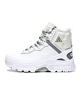 Білі жіночі зимові кросівки-черевики Nike ACG Air Zoom Gaiadome Gore-Tex, термо, високі, водонепроникні