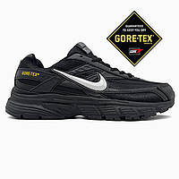 Зимові водонепроникні чорні чоловічі термо кросівки Nike Initiator Termo Gore-Tex Найк Гортекс на термо