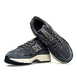 Зимові водонепроникні сірі чоловічі замшеві кросівки New Balance 758 GTX Dark Grey Нью Беленс Гортекс на термо, фото 2