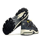 Зимові водонепроникні сірі чоловічі замшеві кросівки New Balance 758 GTX Dark Grey Нью Беленс Гортекс на термо, фото 4