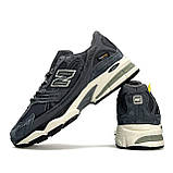 Зимові водонепроникні сірі чоловічі замшеві кросівки New Balance 758 GTX Dark Grey Нью Беленс Гортекс на термо, фото 5