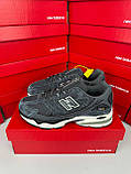 Зимові водонепроникні сірі чоловічі замшеві кросівки New Balance 758 GTX Dark Grey Нью Беленс Гортекс на термо, фото 7