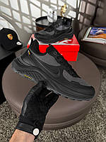 Сірі чоловічі кросівки Nike React Miller GTX демісезонні водонепроникні термо кросівки Найк