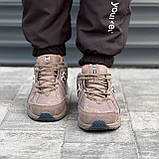 Зимові водонепроникні бежеві замшеві чоловічі кросівки New Balance 1906R Gore-Tex утеплені та водостійкі, фото 3