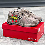 Зимові водонепроникні бежеві замшеві чоловічі кросівки New Balance 1906R Gore-Tex утеплені та водостійкі, фото 5