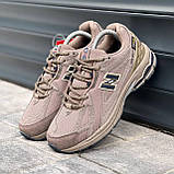 Зимові водонепроникні бежеві замшеві чоловічі кросівки New Balance 1906R Gore-Tex утеплені та водостійкі, фото 10