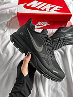 Чорні чоловічі кросівки Nike Structure 26 'Black Anthracite' Gore-Tex / Термо кросівки Найк Гортекс