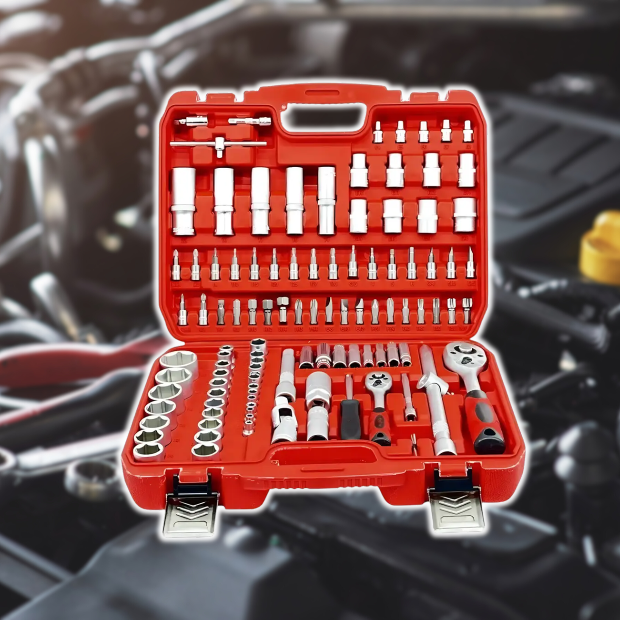 Набір ключів, головок, інструментів Lex 108 шт.