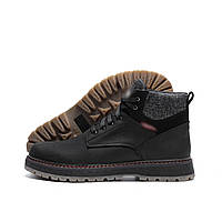 Чоловічі зимові шкіряні кросівки LV Winter Black