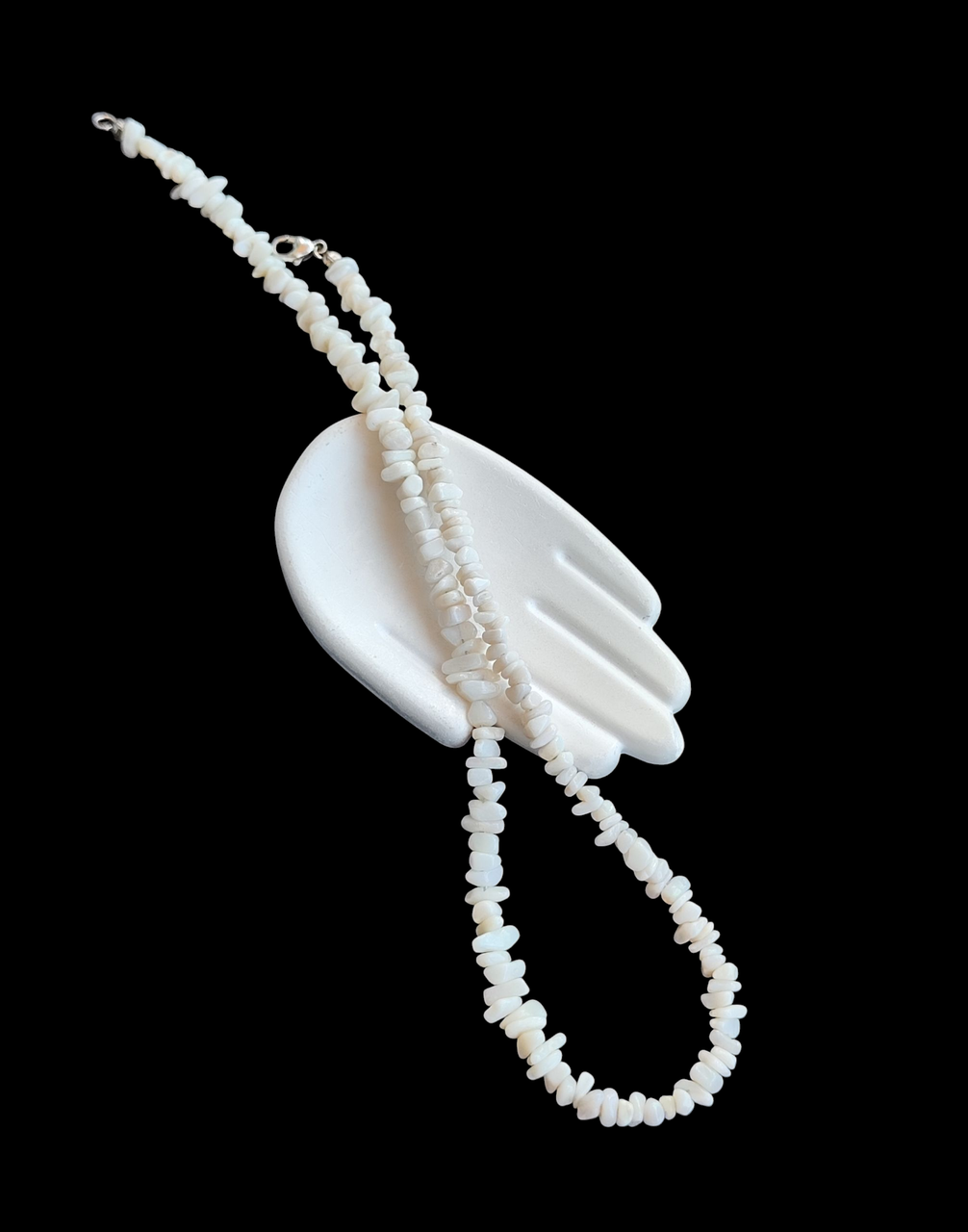 Натуральний вогнений опал. Намисто з натурального білого опалу .Намисто чокер білий вогненний опал.Німеччина, фото 1