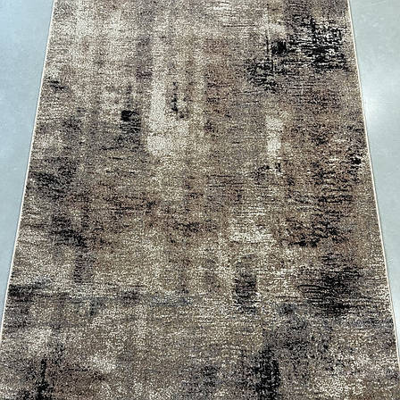 Коричнева килимова доріжка ширина 1,50м на тканій основі Mira 24129/120, фото 1