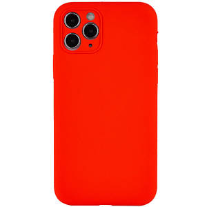 Чохол Silicone Case Full Camera Protective (AA) NO LOGO для Apple iPhone 12 Pro (6.1") Червоний / Red