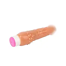 Вібратор реалістичний рельєфний Chisa Basic Luv Theory Beginner Rider, бежевий