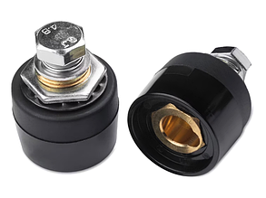 Гніздо апаратне зварювальне байонет «мама» латунь VITA (EZ‑0001) Ø9 × 10–25 мм