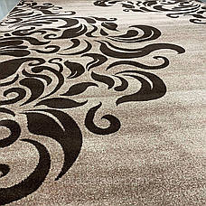 Килим бежево-коричневий з вензелями 2х3 Mira 24031/243, фото 3