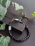 Гематит вінтажний браслет. Браслет з гематиту. Вінтаж. Німеччина., фото 2