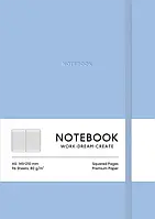 Блокнот А5, 96 арк., клітинку, обкладинка м'яка Soft-touch, Школярик  А5-7113К