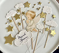 Декор для торта на хрещення