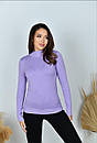 Жіночий теплий гольф однотонний у великих розмірах у кольорах (р. 42-52) 18sv3439, фото 3