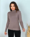 Жіночий теплий гольф однотонний у великих розмірах у кольорах (р. 42-52) 18sv3439, фото 4