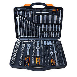 Набір інструментів 219 од. (1/2", 1/4", 3/8") MIOL 58-030