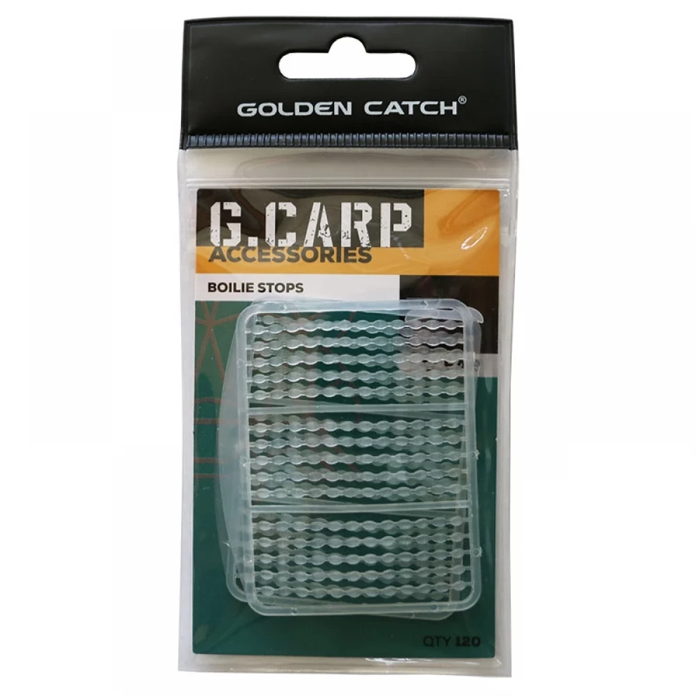 Стопор для бойлів GC G.Carp Boilie Stops, прозорий, 120 шт. в уп. (3KB5201), фото 1