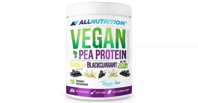 Веганський протеїн AllNutrition Vegan Pea Protein 500 г ( різні смаки ), фото 1