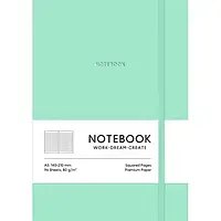 Блокнот А5, 96 арк., клітинку, обкладинка м'яка Soft-touch, Школярик, А5-7110К