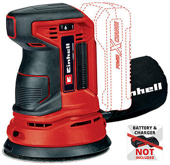 Шліфмашина ексцентрикова акумуляторна Einhell TE-RS 18 Li - Solo (4462010)