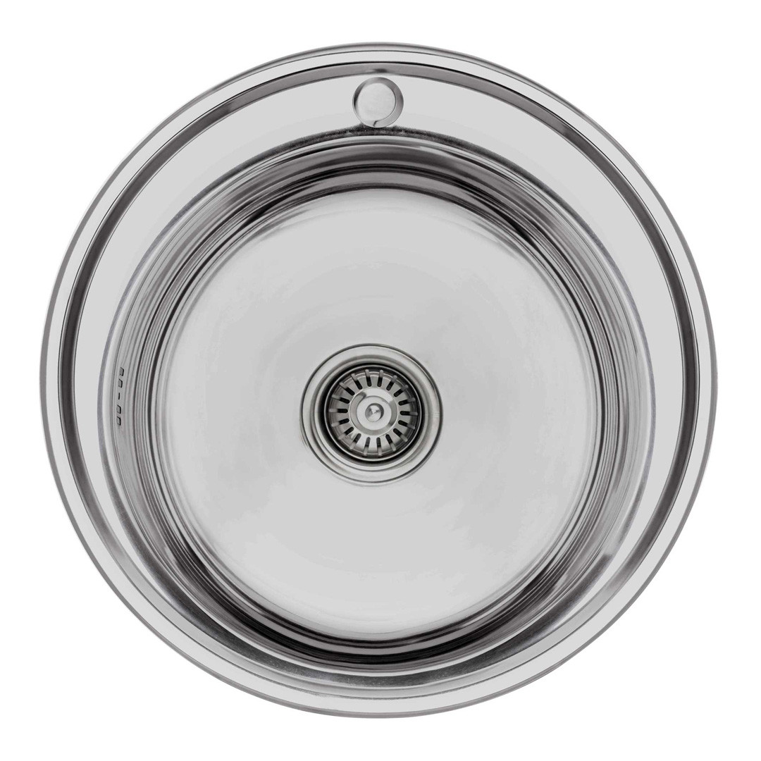 Кухонна мийка Lemax хром (LE-5014 CH), фото 1