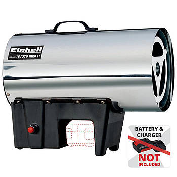 Обігрівач газовий під акумулятор Einhell GE-HG 18/370 Niro Li - Solo (2330805)