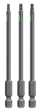 Набір торсіонних біт 100 мм, Torx TT10/15/20, 3 шт, KWB (123341)