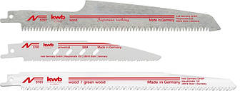 Набір полотен для шабельної пили, HCS і Bi-Metall, 3 шт, KWB (576105)