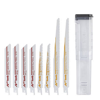 Набір пиляльних полотен до шабельної пилки, 8 шт, KWB (576090)