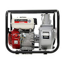 Мотопомпа побутова 6,5 к. с., 1000 л/хв Kraft Dele KD771 мотопомпа, фото 3